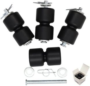 Upgraded (4 pack) GL1 GMNR925 Trailer Tailgate Lift Assist Rollers Kit Replacement Rollers Parts Washer Pins Rings Apply to Trailer Tailgate, Easy Lift Gate etc Lift Assist -10 Year QA