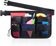 REEVAA® Window Tint Tools Apron, Gardening Tool Waist Bag, Tool Pouch with Adjustable Belt, Heavy Duty Waterproof Oxford Utility Belt for Vinyl Wrap (7 Pockets)