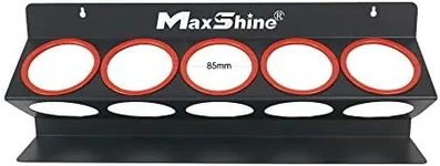 Maxshine Detailing Bottle Holder -Holds up to 5 sprayers (16/32oz) w/ 4 Small Holes - Organizer, Sturdy, Simple & Lightweight Design, Easy Wall Mounting - Detailing Accessories and Supplies
