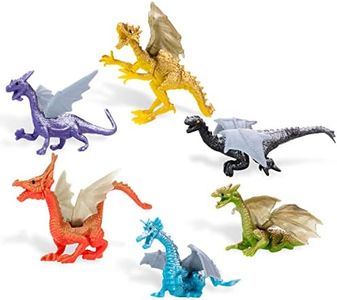 Bulk Toys - 2 Inch Dragon Toys - 100 Pcs Dragon Playset for Party Favors - Pinata Stuffers - Goodie Bag Supplies - Bulk Gifts for Kids - Vending Machine Toys - Easter Gifts for Kids