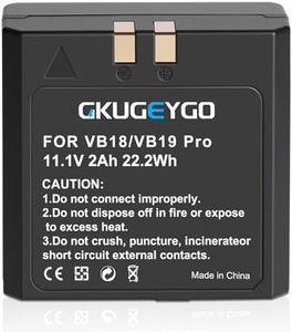 GKUGEYGO VB18 Replacement Battery for Godox V860, 2000mAh Rechargeable Lithium Battery Compaitble with V850 V850II V860 V860C V860II V860II-C V860N V860II-N V860II-F V860II-O V860II-S Speedlite Flash