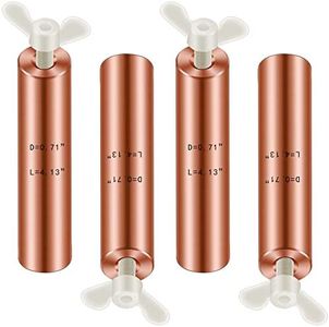Solar Copper Anode Copper Replacement L=4.13" D=0.71" for Solar Pool Ionizer Chlorine Cost Save for Reduce Irritations Cleans and Clears Your Pool (2)