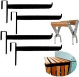 2 Sets Beehive Frame Holder with Beehive Frame Gripper, Metal Bee Hive Stand, Adjustable Metal Hive Stand for Beekeeper
