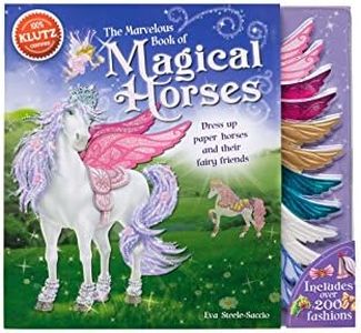 Klutz The Marvelous Book of Magical Horses: Dress Up Paper Horses & Their Fairy Friends Book