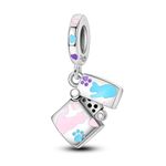 NARMO 925 Sterling Silver Charm for Bracelet Cute Lighter Dangle Charm for Bracelet Original Beads