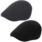 WETOO Men's Flat Cap Gatsby Newsboy Lvy Irish Hats Driving Cabbie Hunting Cap