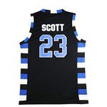 Mens Scott Costume Shirt Basketball Jersey, #23 Black, XX-Large