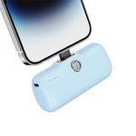 iWALK Portable Charger 4800mAh Power Bank Small and Cute Battery Pack Fast Charging power bank Compatible with iPhone 14/14 Plus/14 Pro/14 Pro Max/13/12/11 /XS/XR/X/8/7/6/Plus and More,Blue