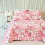 Cmfshape Floral Bedspread with 2 Pi