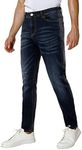 Mens Jeans Slim Fit Indigo Blue Stretch Jeans for Men Athletic Fit Denim Pants 32