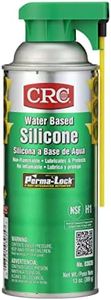 CRC Water Based Silicone 03035 – 13 Wt Oz, Heavy Duty Silicone Lubricant w/Perma-Lock 2-Way Integrated Actuator