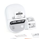 PRT T20 2 inch Label Maker - Bluetoth Portable Label Printer, with Auto Identification and Waterproof Label, Thermal Inkless Labeler for Office, Home, Kitchen, Organization