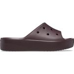 Crocs Women's Classic Slide | Platform Sandals, Dark Cherry, 7