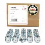 Wheel Accessories Parts 20 Pcs M12 x 1.5 12 x 1.5 Thread Open End Bulge Acorn 21mm 0.84" Long Lug Nuts Zinc 3/4" 19mm Hex Fits Many Chevy Honda Toyota Passenger Cars with Aftermarket Wheels