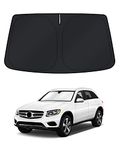 KUST Windshield Sun Shade for 2016–2022 Mercedes-Benz GLC Window Shade Sun Visor Cover Foldable Blocks UV Rays Keep Your Car Cooler