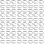 Kurtzy Adjustable Blank Metal Ring 