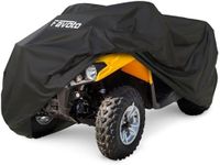 Favoto ATV Cover Waterproof Outdoor - Heavy Duty 4 Wheeler Cover Quad Cover All Weather Dust Rain Sun Protection Windproof Vehicle Cover Compatible with Kawasaki Polaris Yamaha Honda 78.7"