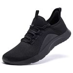 ALEADER Energycloud Slip On Shoes Women Tennis Walking Shoes Fashion Sneakers for Running Workout Sport Hands Free Lightweight Casual All Black Size 8 US