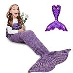 AmyHomie Mermaid Tail Blanket, Kids