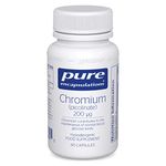 Pure Encapsulations - Chromium Picolinate 200 mcg - Hypoallergenic Support for Promoting Carbohydrate Catabolism and Weight Maintenance - 60 Capsules