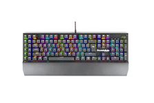 Cosmic Byte CB-GK-24 Equinox Alturas Per Key RGB Mechanical Keyboard with Swappable Outemu Blue Switches, Wrist Rest, Programmable Keys, Memory Keys (Black)