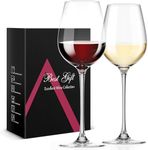 DH Crystal Bordeaux Wine Glasses Set of 2-15OZ Red Wine Glasses,Great Gift Packaging - Lead-Free Premium Crystal Wineglass A-level noble series