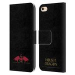 Head Case Designs Officially Licensed House Of The Dragon: Television Series Dragon Logo Graphics Leather Book Wallet Case Cover Compatible With Apple iPhone 6 / iPhone 6s