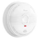 HEIMAN 10 Year Optical Smoke Alarm Detector, 10 Year Life Battery Photoelectric Fire Alarm Smoke Detector with LED Indicator & Silence Button, Conforms to EN14604 Standard, 633PHS (1PCS) (633PHS-1)