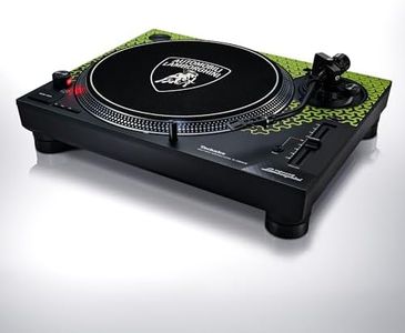 Technics SL-1200M7PEG, Lamborghini Edition Direktantrieb-Plattenspieler-System, Kernloser Motor, Vinyl-Plattenspieler mit 3 Geschwindigkeiten, Nadelbeleuchtung, Grün