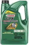 Castrol - 15980E-3PK 03102-3PK GTX High Mileage 5W-30 Motor Oil - 5 Quart, (Pack of 3)