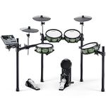 Donner DED-500 Electric Drum Set with Industry Standard Mesh Heads and Included BD Pedal for Optimal Performance and Feel - USB Professional Studio Integration