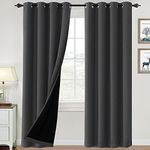 Smarcute 100% Blackout Curtains The