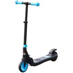 HOMCOM Electric Scooter for Kids, Foldable E Scooter for Age 6+, with Adjustable Height, Rear Brake, Up to 8 KM/H, Maximum Range 6 KM, 5kg Lightweight, Sky Blue