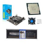 Thunderz H110 Motherboard Combo kit+ i5 6th Generation Processor 3.20GHZ Speed 4 CORES 4 Threads + 8gb ddr4 Desktop RAM+ CPU Fan