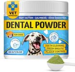Dog Breath Freshener with Probiotics | Dog Dental Powder | Teeth Cleaning with Valerian Flavor | Suitable for All Breeds | 50 G