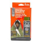 S.O.L. Survive Outdoors Longer 90 Percent Heat Reflective Heavy Duty Emergency Blanket
