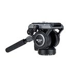 Fotopro Panoramic Fluid Head Drag Pan Head For Video Camera Tripod with QR Plate Max Load Up To 6 KG 13.2 Lb for Filmming Vlogging livestreaming Videography