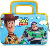 Pebble Gear Toy Story 4 Tablet Carry Bag - Universal Neoprene Kids Carry Bag in Pixar Toy Story 4 Characters Woody and Buzz Lightyear, for 7" Tablets (Fire 7 Kids Edition), with Durable Zip