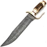 DAM-9192 Handmade Damascus Steel 15 Inches Hunting Knife