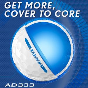 Srixon AD333 Golf Balls, White – 11-Pack
