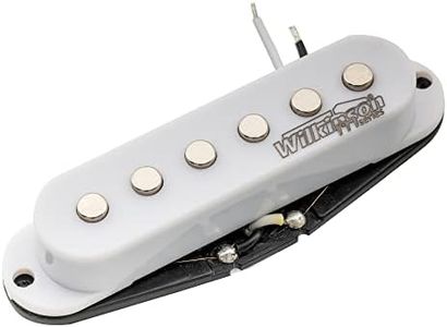 Wilkinson High Output Ceramic ST Single Coil Neck Pickup for Strat Style Guitar, White