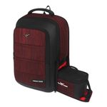 Rumble 31 Liters Maroon Laptop Office Travel Backpack For Men And Women, Boys And Girls | Laptop Travel Bagpack | Rain Cover & Lunch Bag With Lunch Box
