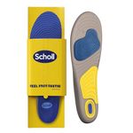 Scholl GelActiv Running Insoles for Men, Sports Insoles with Pressure and Arch Support and Freshsheet Odour Protection - Perfect Insole for Sports Shoes - UK Shoe Size 7-12, 1 Pair