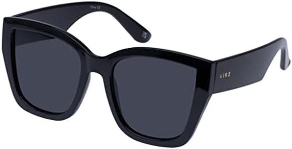 Aire Female Haedus Black Cat-Eye Sunglasses