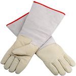 Ultra Long Cryogenic Gloves Outdoor Snow Shoveling Low Temperature Waterproof Protective Gloves Liquid Nitrogen Frozen Gloves Cold Storage White 45cm / 17.72inch (Medium)