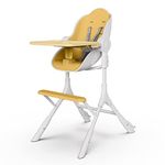 Oribel Cocoon Z High Chair & Lounger | Easy to Clean & Adjustable High Chair for Babies and Toddlers (Lemonade Yellow)