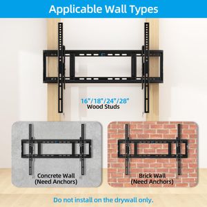HOME VISION Heavy Duty Tilt TV Wall Mount for 48-120" LED/OLED/LCD – 200lbs, Max VESA 800x600mm