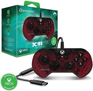Hyperkin X91 Ice Wired Controller for Xbox Series X | S/Xbox One/Windows 10/11 - Officially Licensed By Xbox (Ruby Red)