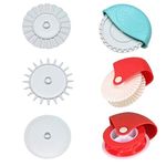 6 Pcs Pastry Wheel Decorator Cutter, Cookie Cutter Wheel Pizza Baking Beads Pie Crust Cutters, DIY Baking Cooking Tool