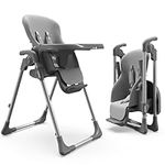 Venture Flare high Chair, Adjustable seat, Multi Recline, Removable Tray, Compact fold, Suitable high Chairs for Babies and Toddlers 6 Months Plus